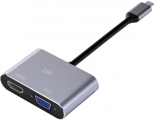 DM CHB016 Type-C to HDMI VGA Dönüştürücü