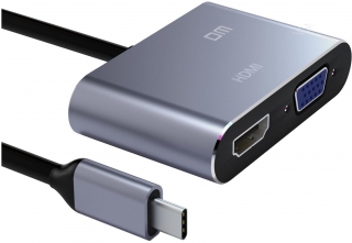 DM CHB016 Type-C to HDMI VGA Dönüştürücü