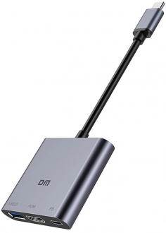 DM CHB026 Type-C to HDMI USB 3.0 PD Dönüştürücü