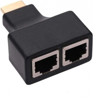 Alfais 4845 HDMI RJ45 CAT5 6 Extender Dönüştürücü