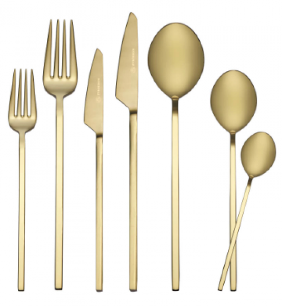 Korkmaz A2512 Sakura Gold 84 Parça Çatal Kaşık Bıçak Takımı
