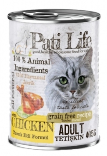 Pati Life Tavuk Etli 415 gr Kedi Maması