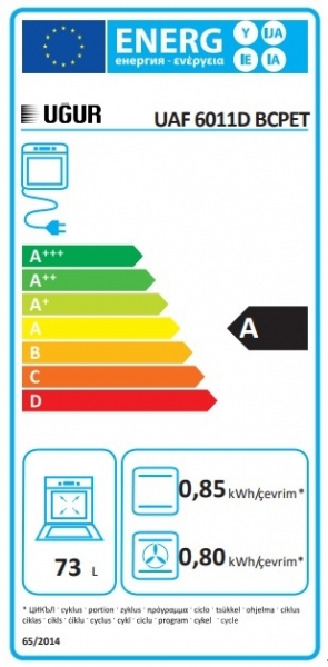 Uğur UAF 6011D BCPET Ankastre Fırın