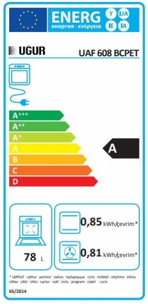 Uğur UAF 608 BCPET Ankastre Fırın