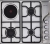 Süsler SSO-2105 Solo (Set Üstü) Gazlı ve Elektrikli Ocak