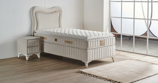 Mobilya Dükkanım Elegance 120x200 Baza+Başlık+Yatak Seti
