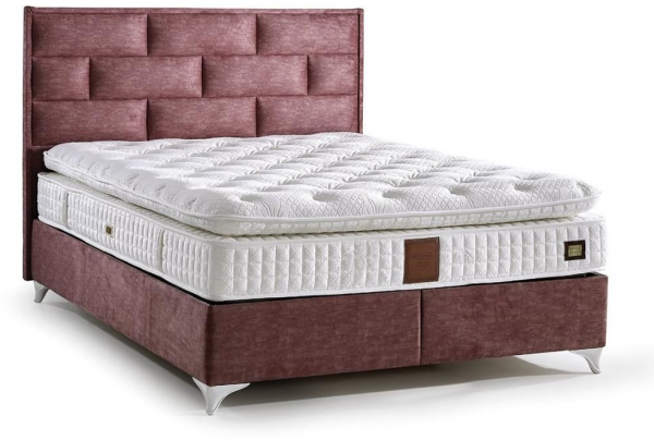 Mobilya Dükkanım MD Truva 120x200 Baza+Başlık+Yatak Seti
