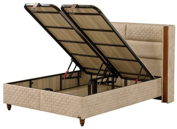 Mobilya Dükkanım Bera 180x200 Baza+Başlık+Yatak Seti