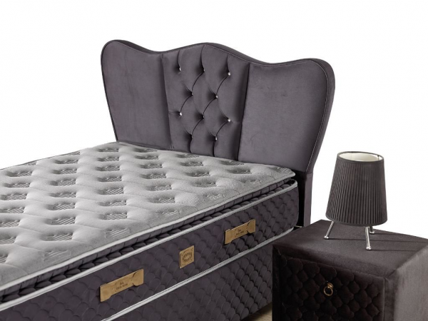 Mobilya Dükkanım Lara 160x200 Baza+Başlık+Yatak Seti