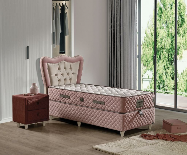 Mobilya Dükkanım Hanzade 180x200 Baza+Başlık+Yatak Seti