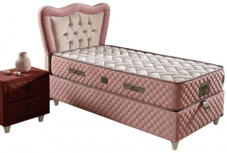 Mobilya Dükkanım Hanzade 180x200 Baza+Başlık+Yatak Seti