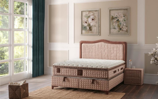 Mobilya Dükkanım Majesty 100x200 Baza+Başlık+Yatak Seti
