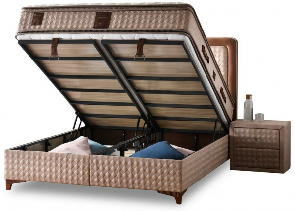 Mobilya Dükkanım Majesty 100x200 Baza+Başlık+Yatak Seti