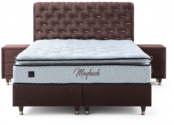 İndivani Maybach 140x200 Baza+Başlık+Yatak Seti