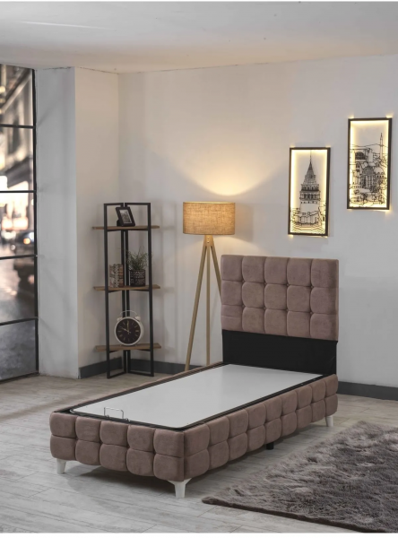 Polonil Letra 90x190 Baza+Başlık+Yatak Seti