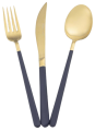 Mikasa Moor Gri Pluma Lacivert Gold 30 Parça resim