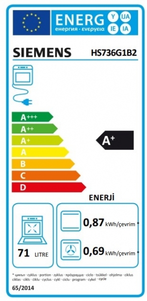 Siemens HS736G1B2 Ankastre Fırın