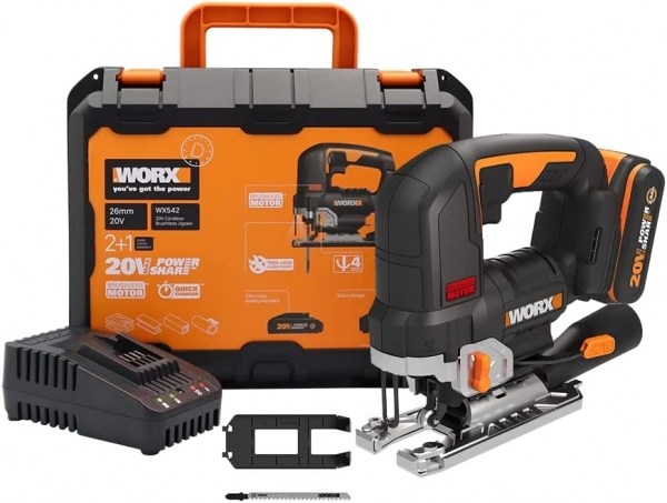 Worx WX542 Dekupaj Testere (Akü Dahil)