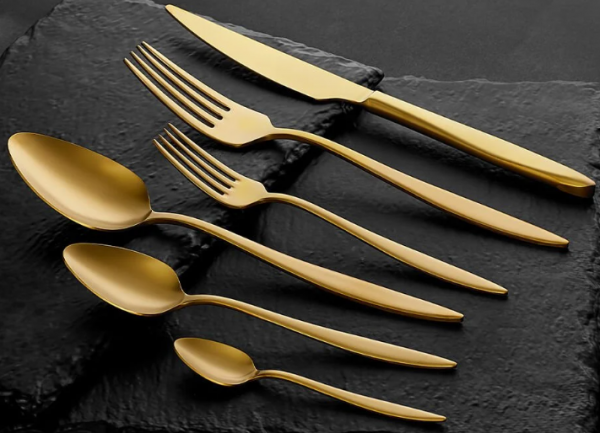 Amboss Cosmos Gold Matt 36 Parça Çatal Kaşık Bıçak Takımı