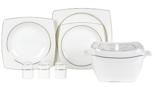 Korkmaz Bone Collection A8460 60 Parça Yemek Takımı