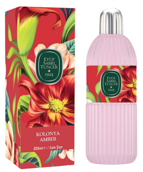 Eyüp Sabri Tuncer Amber Kolonyası Cam Şişe 200 ml (Cam Şişe / 200 ml)