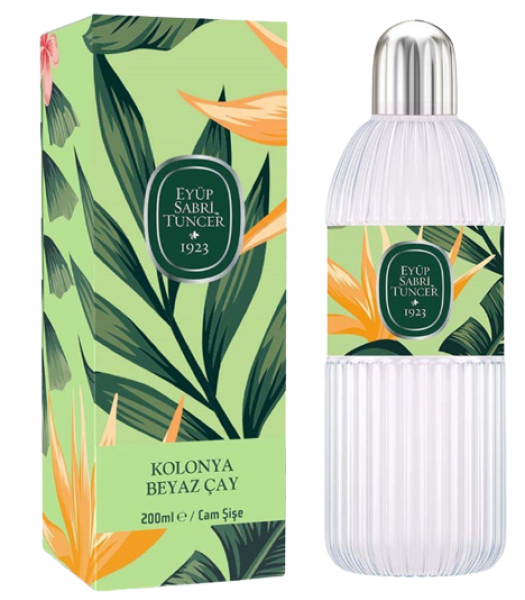 Eyüp Sabri Tuncer Beyaz Çay Kolonyası Cam Şişe 200 ml (Dökme / Cam Şişe / 200 ml)