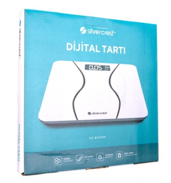 Silvercrest SC-BS1000 Dijital Banyo Tartısı