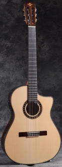 Martinez MP-14 Ziricote Elektro Klasik Gitar