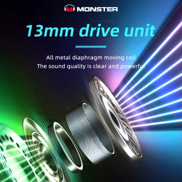 Monster XKT10 Tam Kablosuz Kulaklık