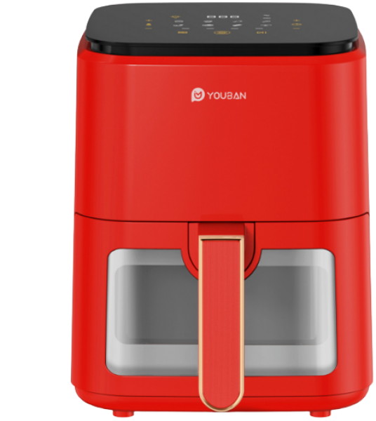 Youban HF8836DT-W Air Fryer Fritöz (Kırmızı)