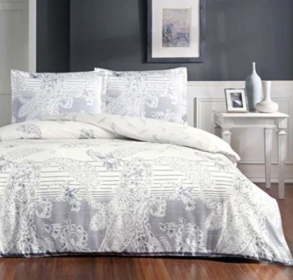 Taç Paisley İndigo 200x220 cm (İndigo)