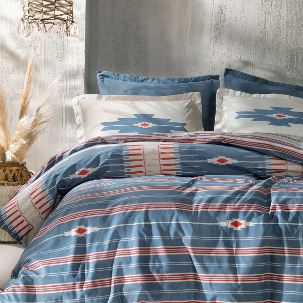 Yataş Bedding Nomi İndigo 200x220 cm (Çift Kişilik / İndigo)