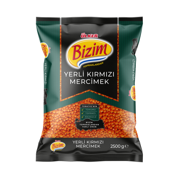 Bizim Yerli Kırmızı Mercimek 2.5 kg