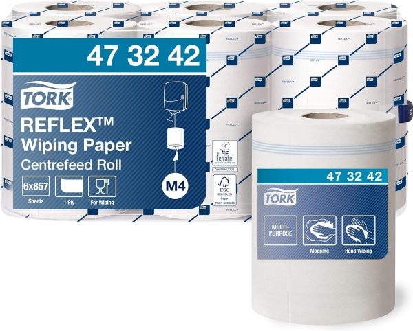 Tork Reflex 47 32 42 İçten Çekmeli Kağıt Havlu 6 Rulo