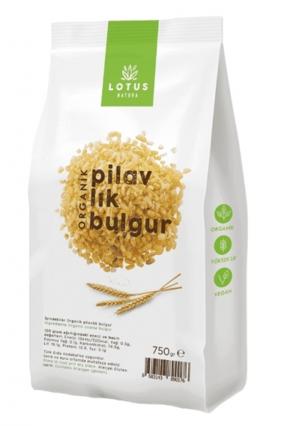 Lotus Natura Organik Pilavlık Bulgur 750 gr