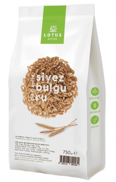 Lotus Natura Organik Siyez Bulguru 750 gr
