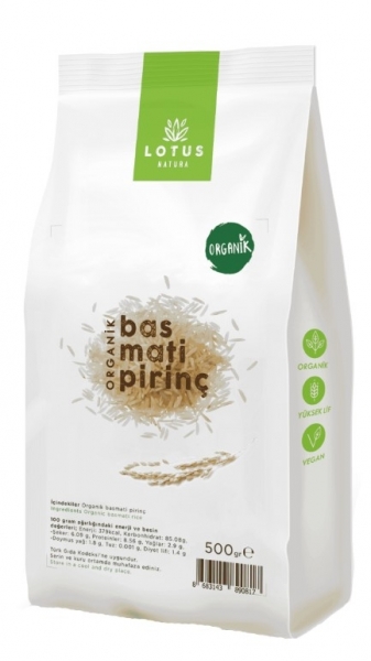 Lotus Natura Organik Basmati Pirinç 500 gr