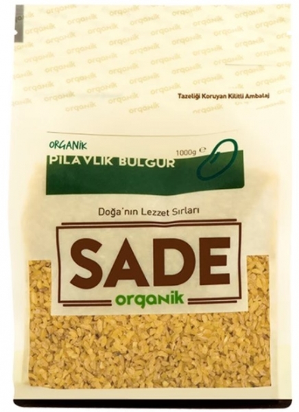 Sade Organik Pilavlık Bulgur 1 kg