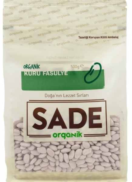 Sade Organik Kuru Fasülye 500 gr