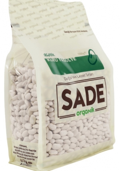 Sade Organik Kuru Fasülye 1 kg