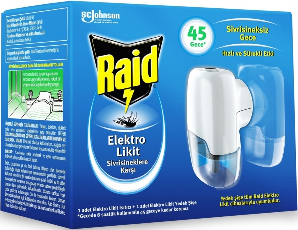 Raid Elektrolikit 45 Gece Haşere İlacı
