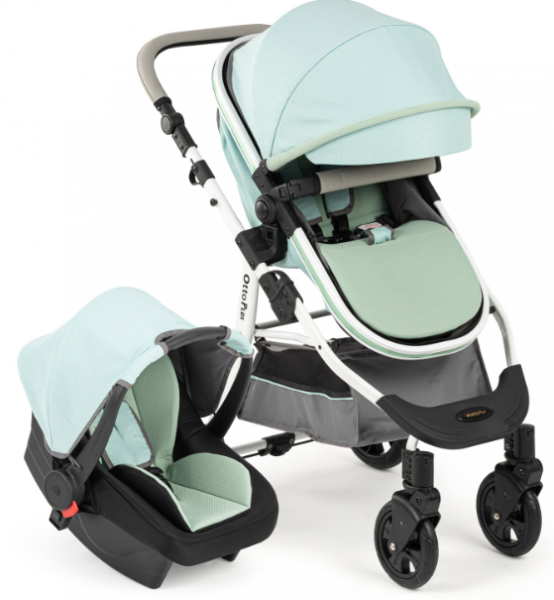 Otto Plus Beyaz OP-483 Travel Sistem Bebek Arabası