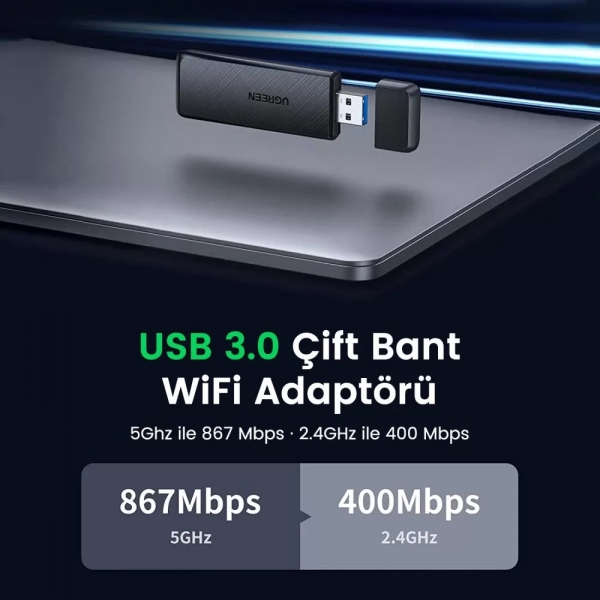 Ugreen CM492 Kablosuz Ağ Adaptörü