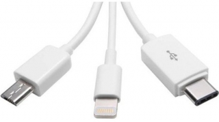 Daytona ADS-501 USB Type-B to Micro Lightning Type-C Dönüştürücü