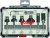 Bosch Professional 6 Parça Kenar Freze Seti (2607017468)