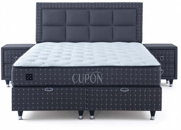 İndivani Cupon 200x200 Baza+Başlık+Yatak Seti