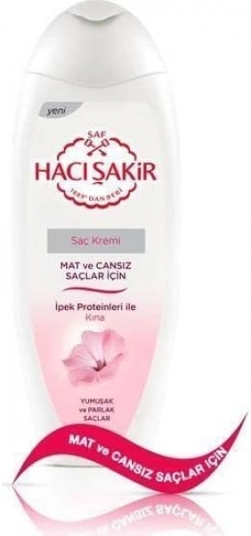 Hacı Şakir Kına Mat Cansız Saçlar 450 ml Saç Kremi