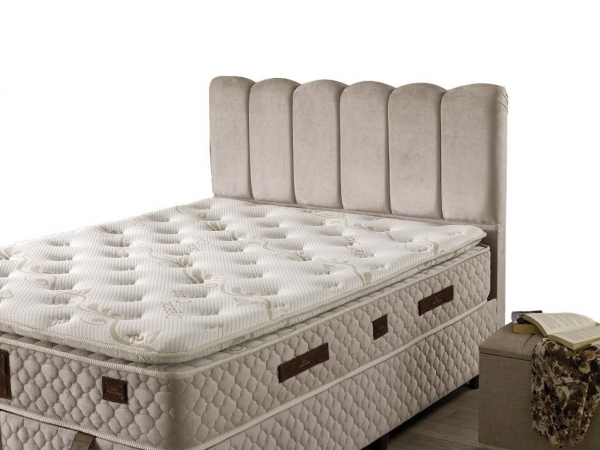 Mobilya Dükkanım Gold 180x200 Baza+Başlık+Yatak Seti