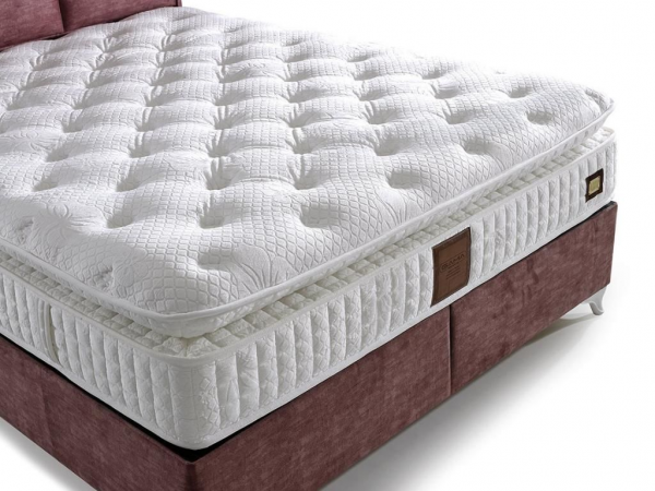 Mobilya Dükkanım MD Truva 150x200 Baza+Başlık+Yatak Seti