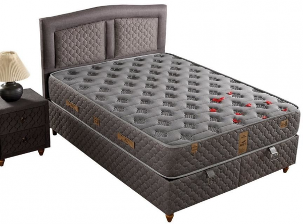 Mobilya Dükkanım İnci 120x200 Baza+Başlık+Yatak Seti
